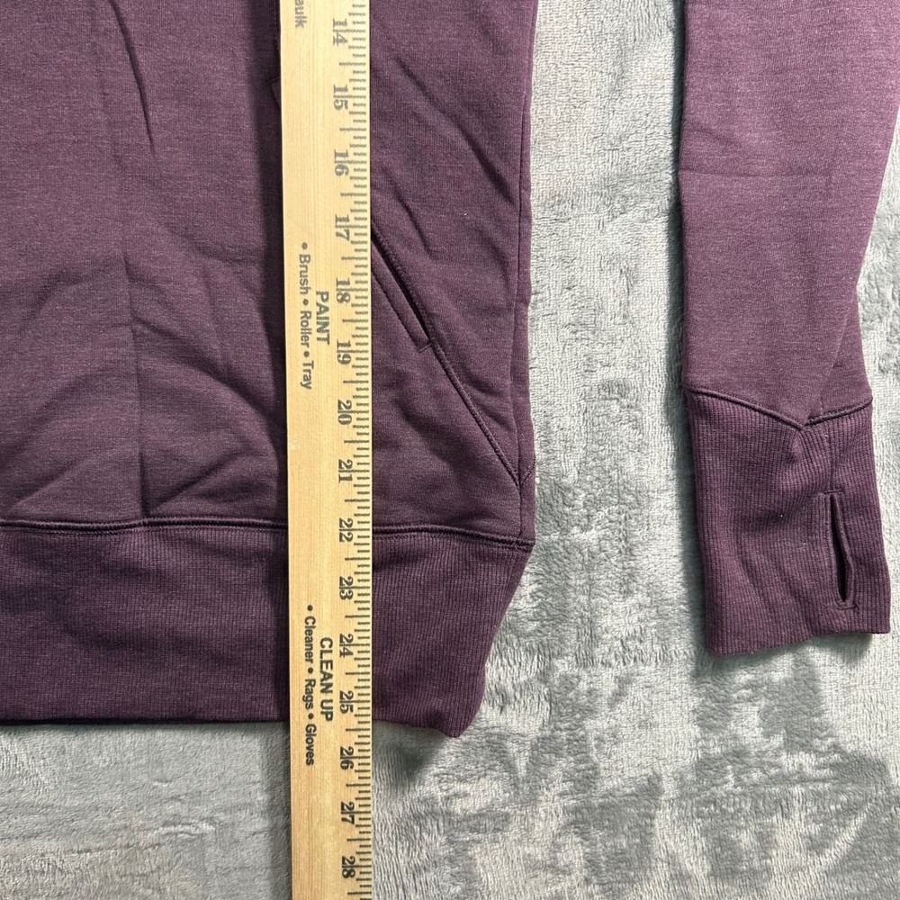 Zella Womens Cowl Neck Thumbhole Pullover‎ Sweatshirt Purple Size S - Picture 5 of 7